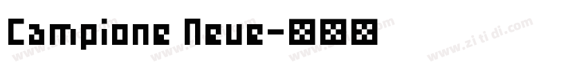 Campione Neue字体转换